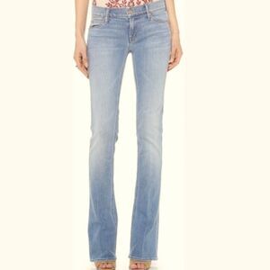 MOTHER Light Wash Flare Jeans